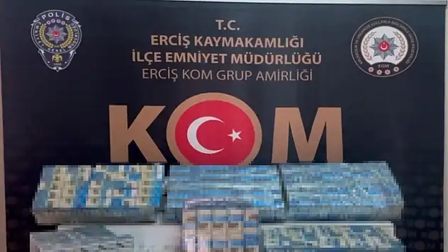 Van'da kaçak sigara ele geçirildi
