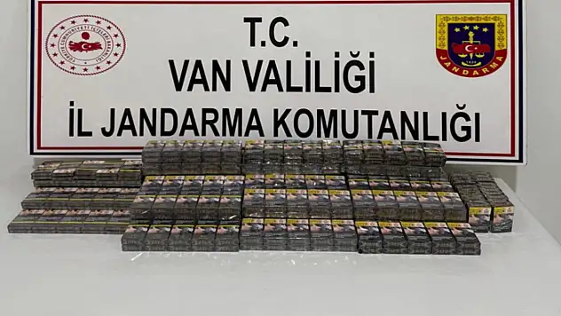 Van'da kaçak sigara ele geçirildi