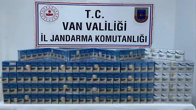 Van'da kaçak sigara ele geçirildi
