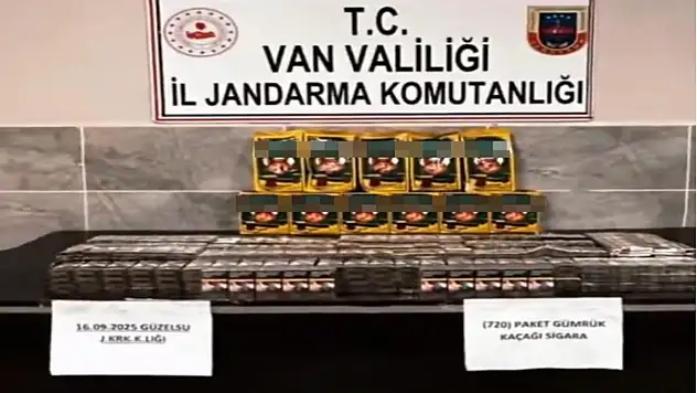 Van'da kaçak sigara ele geçirildi