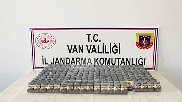 Van'da kaçak sigara ele geçirildi