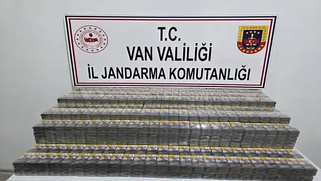 Van'da kaçak sigara ele geçirildi