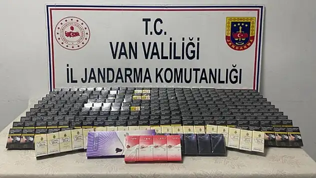 Van'da kaçak sigara ele geçirildi