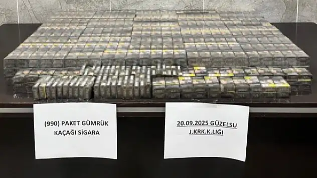 Van'da kaçak sigara ele geçirildi