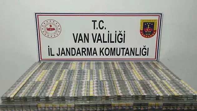Van'da kaçak sigara ele geçirildi