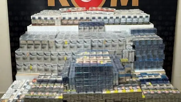 Van'da kaçak sigara ele geçirildi