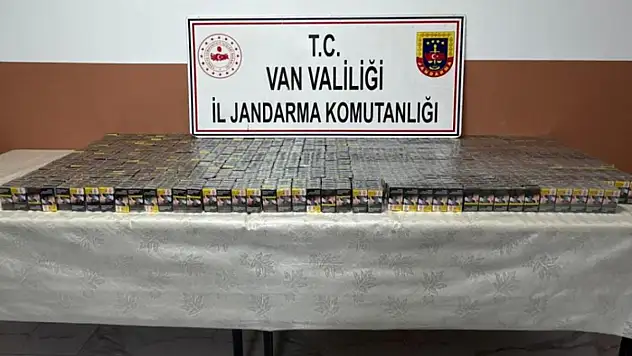 Van'da kaçak sigara ele geçirildi