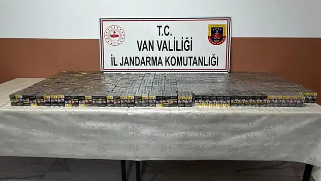 Van'da kaçak sigara ele geçirildi