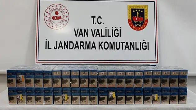 Van'da kaçak sigara ele geçirildi