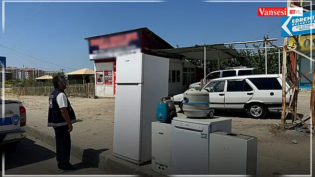 Van'da kaldırım işgali denetimi