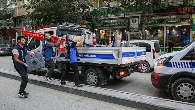 Van'da kaldırım işgaline yönelik denetimler sürüyor