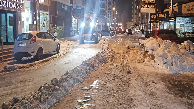 Van'da karla mücadele sürüyor