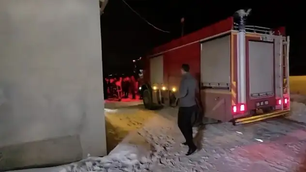 Van'da korkutan yangın