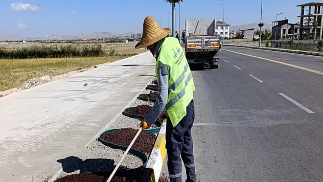 Van'da kuru peyzaj ve yeşillendirme çalışmaları devam ediyor
