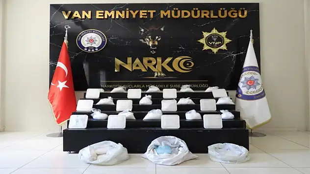 Van'da metamfetamin ele geçirildi