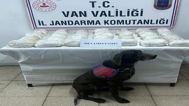 Van'da metamfetamin ele geçirildi