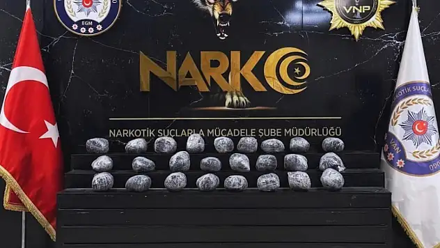 Van'da metamfetamin ele geçirildi