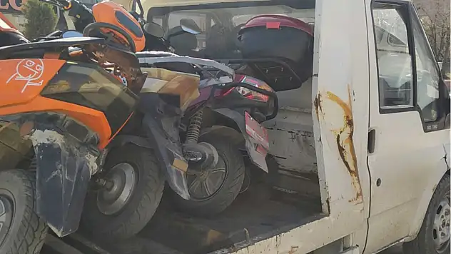 Van'da motosiklet denetimi! Çalıntı motor yakalandı...