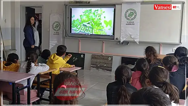 Van'da öğrencilere 'Biyolojik Çeşitlilik' eğitimi