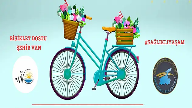 Van'da pedallar sağlıklı yaşam için çevrilecek