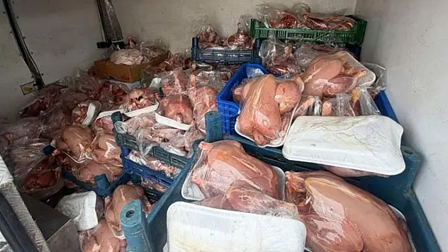 Van'da sağlık ve sevk belgeleri bulunmayan 200 tavuk ele geçirildi