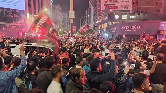 Van'da şampiyonluk coşkusu