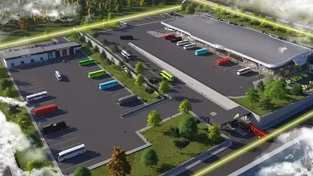Van'da şehirler arası otobüs terminali inşaatı sürüyor