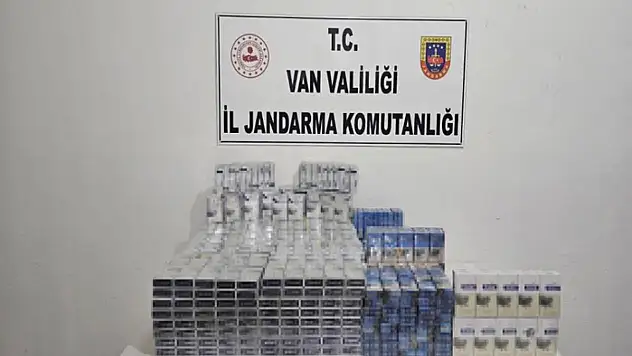 Van'da kaçak sigara ele geçirildi
