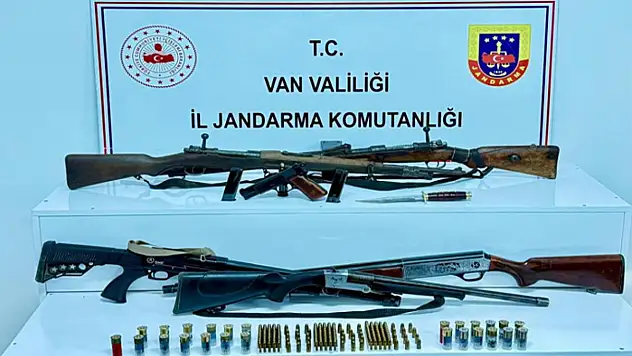 Van'da silah ele geçirildi