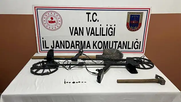 Van'da tarihi eser kaçakçılığı operasyonu