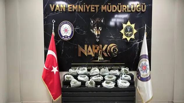 Van'da uyuşturucu ele geçirildi