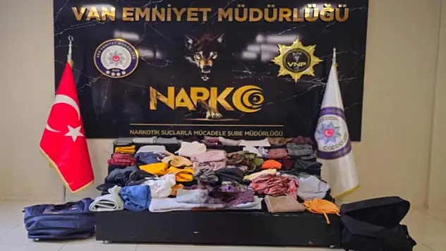 Van'da uyuşturucu ele geçirildi