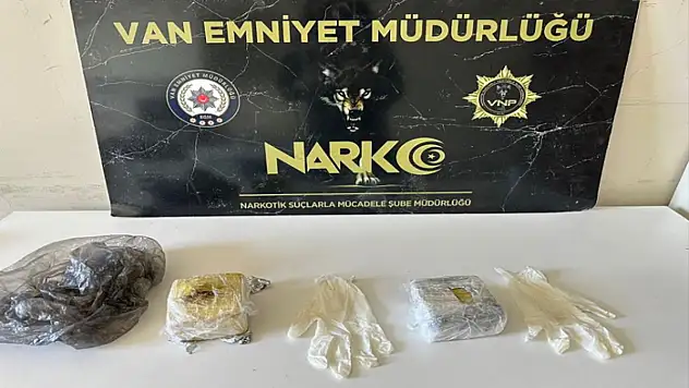 Van'da uyuşturucu ele geçirildi