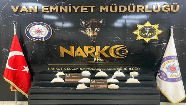 Van'da uyuşturucu ele geçirildi