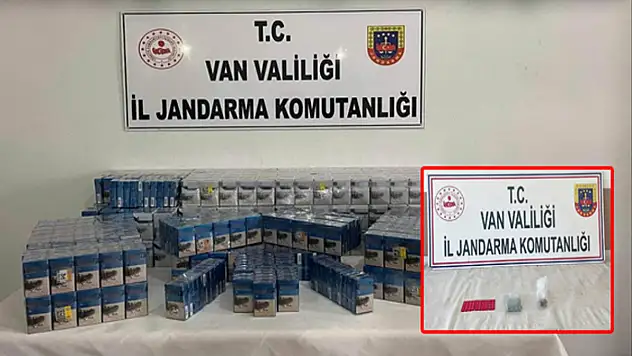 Van'da uyuşturucu ve sigara ele geçirildi