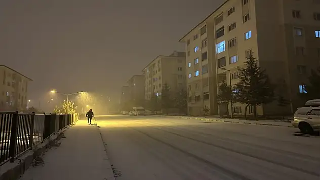 Van'da yoğun kar yağışı