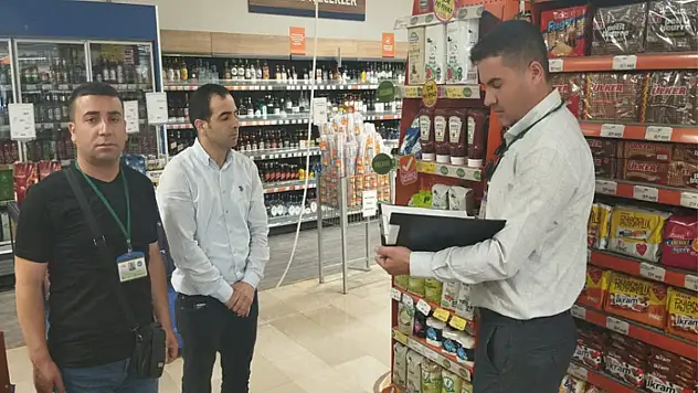 Van'daki market raflarında organik tarım denetimi