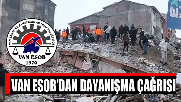 VAN ESOB'DAN DAYANIŞMA ÇAĞRISI