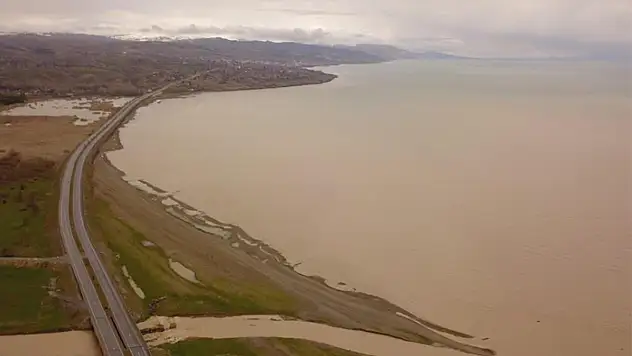 Van Gölü kahverengiye boyandı