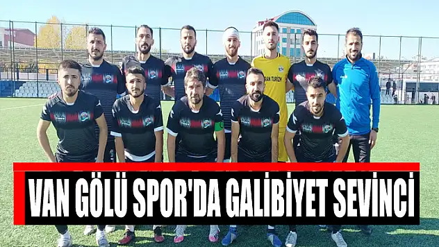 VAN GÖLÜ SPOR'DA GALİBİYET SEVİNCİ