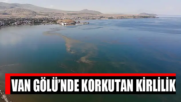 Van Gölü'nde korkutan kirlilik