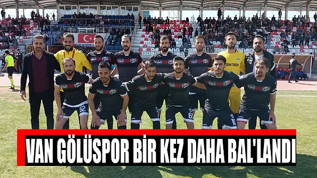 VAN GÖLÜSPOR BİR KEZ DAHA BAL'LANDI