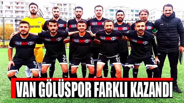VAN GÖLÜSPOR FARKLI KAZANDI