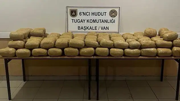 Van hudut hattında esrar ele geçirildi