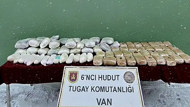 Van hudut hattında uyuşturucu ele geçirildi