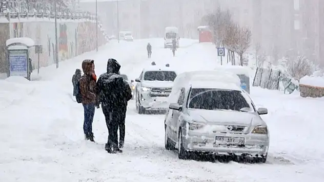 Van için kar yağışı uyarısı