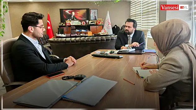 Van il sağlık müdürlüğü'nde açık kapı buluşmaları sürüyor