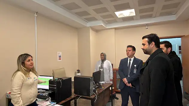 Van İl Sağlık Müdürlüğü'nden Muradiye Devlet Hastanesi'ne inceleme