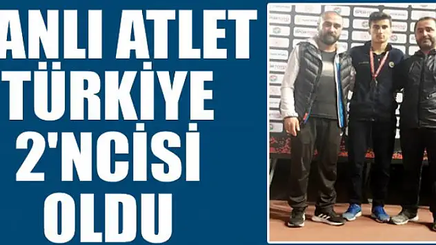 VANLI ATLET TÜRKİYE 2'NCİSİ OLDU