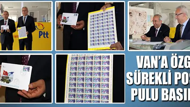 Van'a özgü sürekli posta pulu basıldı
